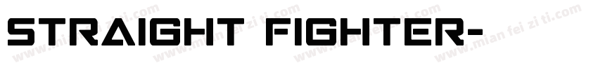 Straight Fighter字体转换